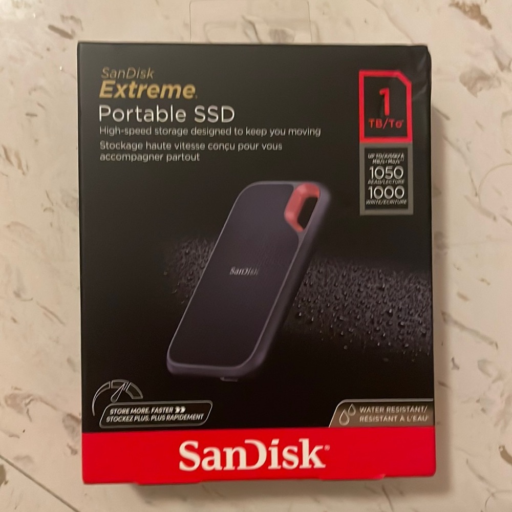 SanDisk extreme portable SSd 1TB